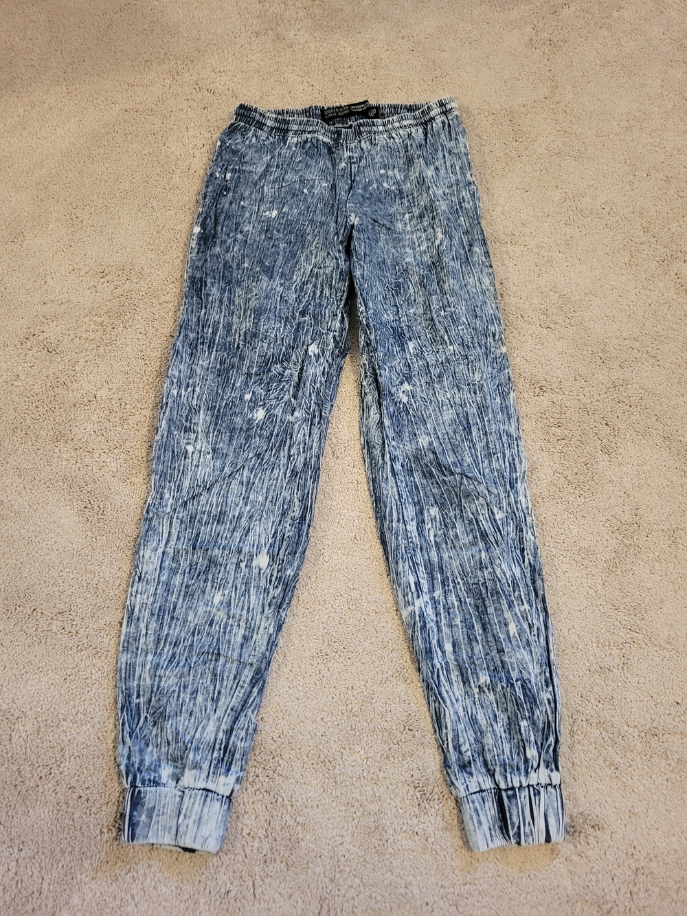 Asid Washed Jogger Pants Size S